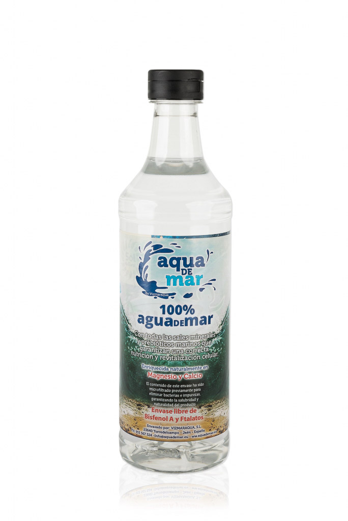 Agua de Mar hipertónica 5 litros - Envase de Plástico Libre de Bisfenol A y  Ftalatos - Aqua